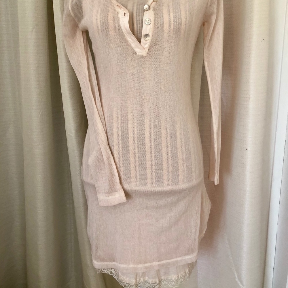 Light pink two piece top